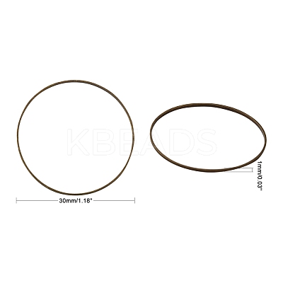 Brass Linking Rings X-EC18730mm-NFAB-1