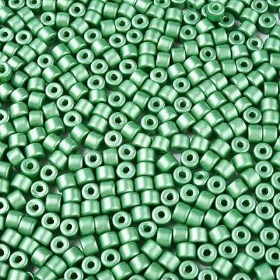 Baking Paint Pearlized Glass Seed Beads SEED-T008-03R-1