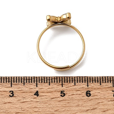 304 Stainless Steel Cubic Zirconia Finger Rings RJEW-C169-01G-03-1