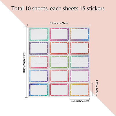 PVC Self Adhesive Stickers DIY-WH20007-64A-1