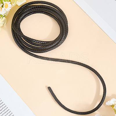 Braided Leather Cord with Core WL-CL0001-01E-1