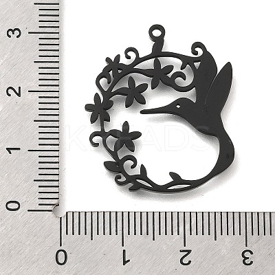 Ion Plating(IP) 304 Stainless Steel Pendants STAS-S149-07B-1