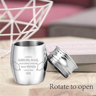 Column Alloy Cremation Urn AJEW-CN0002-08D-1