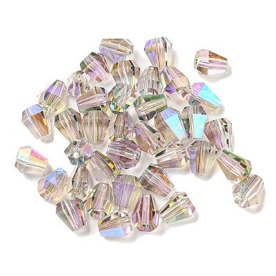Electroplate Glass Beads EGLA-Z004-03F-1