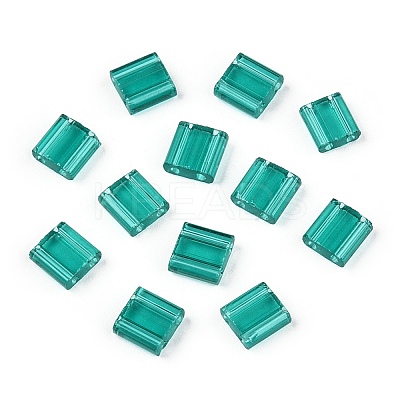 2-Hole Glass Seed Beads SEED-T003-01C-09-1
