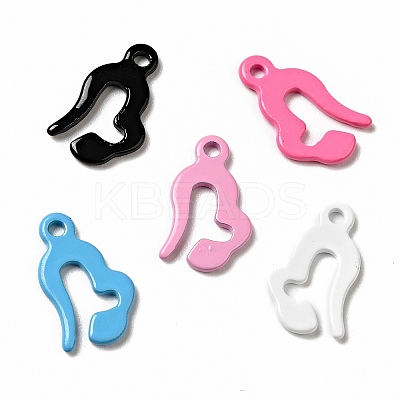 Spray Painted 201 Stainless Steel Charms STAS-G304-27-1