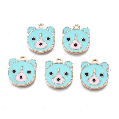 Alloy Enamel Pendants LS-ENAM-N054-75B-1