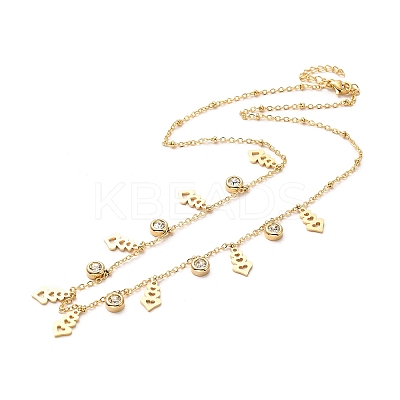PVD Vacuum Plating 304 Stainless Steel Stud Earring and Pendant Necklace Set SJEW-C002-01A-G-1