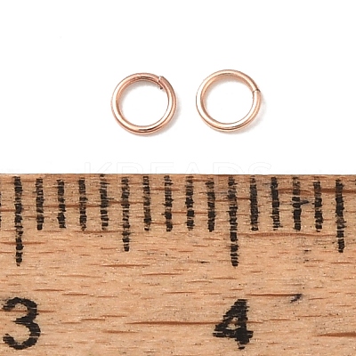 304 Stainless Steel Open Jump Rings STAS-K285-02B-RG-1