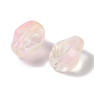 Baking Paint Glass Beads GLAA-S202-17E-1