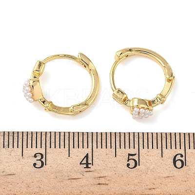 Brass Heart Hoop Earrings EJEW-D337-16G-1