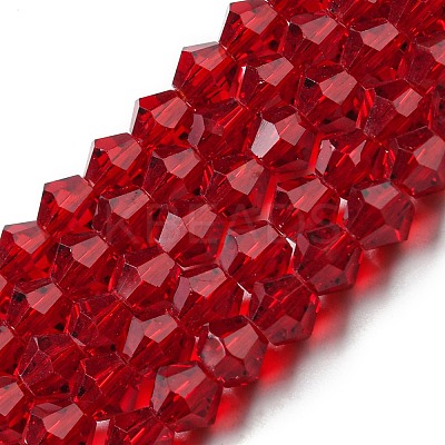 Transparent Glass Beads Strands EGLA-A039-T4mm-D-M-1