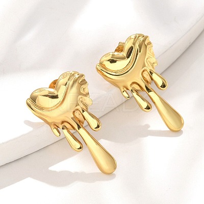 304 Stainless Steel Stud Earrings for Women EJEW-U047-01G-1
