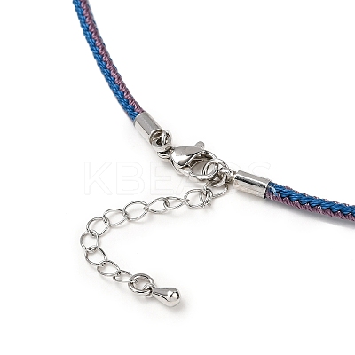 2.5MM Nylon Braided Cord Necklace Making FIND-G095-01P-02-1
