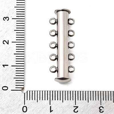 304 Stainless Steel Slide Lock Clasps STAS-F350-05D-P-1