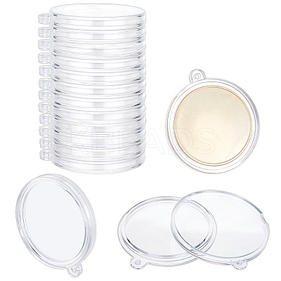 20Pcs Transparent Acrylic Big Pendants FIND-FG0002-10-1