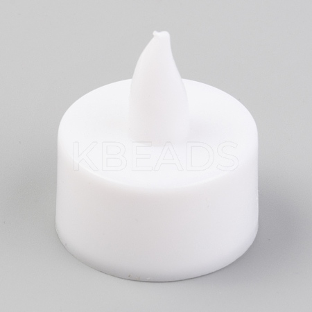 Plastic Flameless LED Tea Light Candles AJEW-H123-01B-1