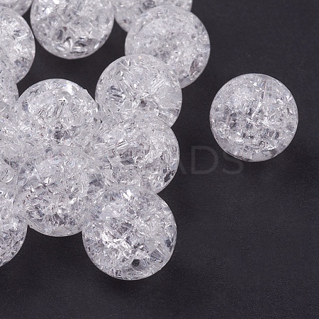 Transparent Acrylic Beads X-PAB984Y-1-1