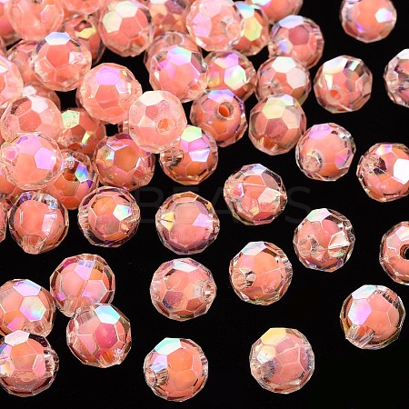 Transparent Acrylic Beads LS-TACR-S152-04B-SS2109-1
