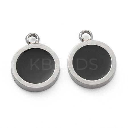 Fashion 304 Stainless Steel Enamel Charms STAS-Z009-14P-1