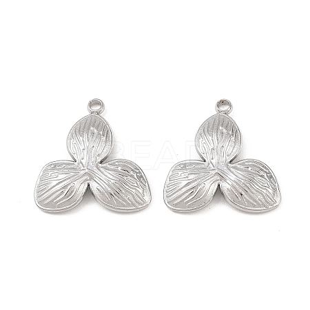 304 Stainless Steel Pendants STAS-P424-08P-1