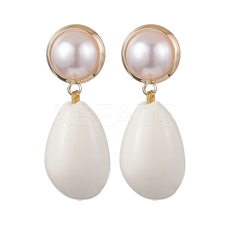 Acrylic Stud Earring EJEW-JE05937-1