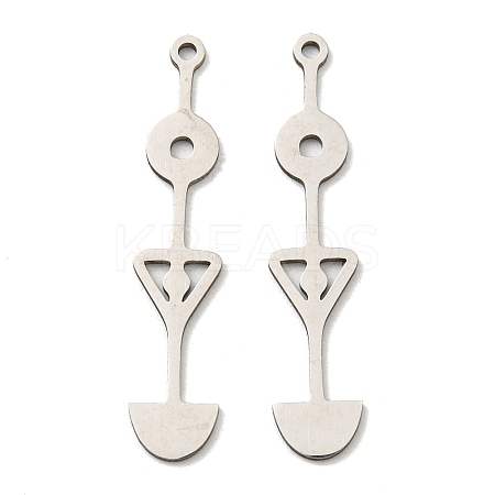 Non-Tarnish 201 Stainless Steel Pendants LS-STAS-M318-31P-1