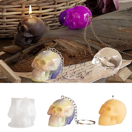 Halloween Theme Candle Silicone Molds DIY-U005-12-1