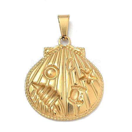 304 Stainless Steel Pendants STAS-F336-13G-01-1