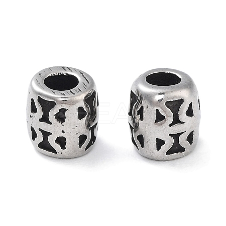 304 Stainless Steel Beads STAS-M057-42AS-01-1