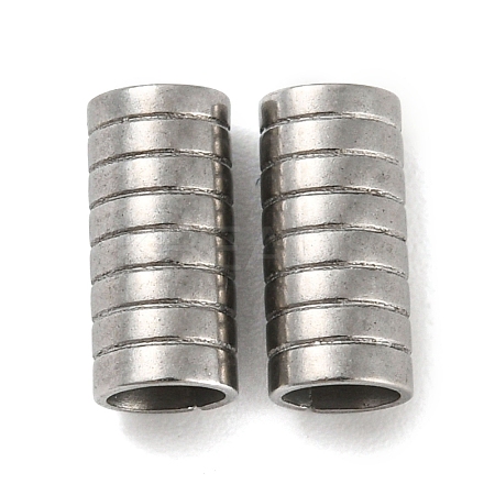 Non-Tarnish 201 Stainless Steel Tube Beads STAS-Z049-06P-1
