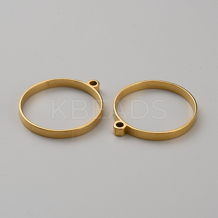 304 Stainless Steel Open Back Bezel Pendants LS-STAS-WH0017-034-1