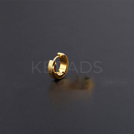 201 Stainless Steel Hoop Earrings for Men's FS-WG79C69-01-1