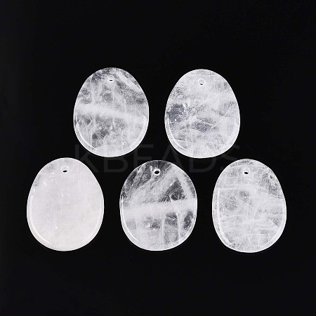 Natural Quartz Crystal Pendants G-N349-07E-1