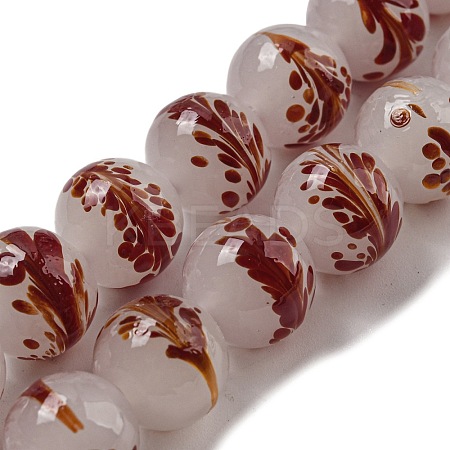 Handmade Lampwork Beads Strands LAMP-L079-05E-1