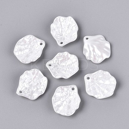 ABS Plastic Imitation Pearl Pendants KY-T041-10-1