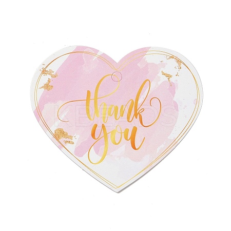 Coated Paper Thank You Greeting Card DIY-C070-01C-1