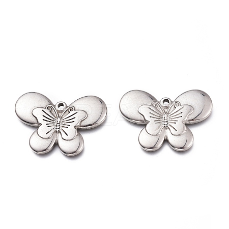Non-Tarnish 304 Stainless Steel Pendants STAS-Z008-14-1