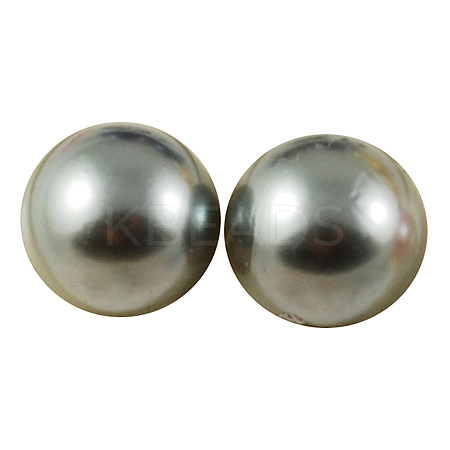 ABS Plastic Imitation Pearl Cabochons SACR-S738-10mm-Z41-1