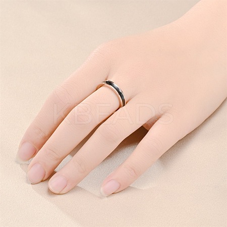 201 Stainless Steel Enamel Finger Rings for Unisex WGAB951-03-1