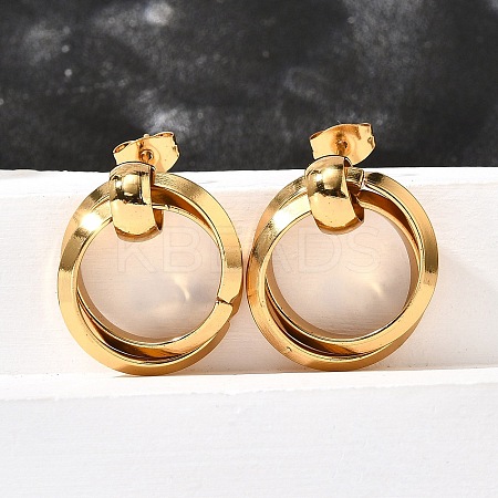 201 Stainless Steel Earrings EJEW-Q026-02G-A-1