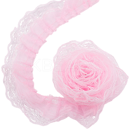 20M Polyester Pleated Lace Trim OCOR-HY0001-20A-1