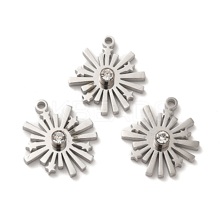 304 Stainless Steel Pendants STAS-A080-15P-1