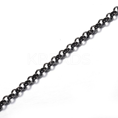 304 Stainless Steel Rolo Chains CHS-P002-06B-1MM-1