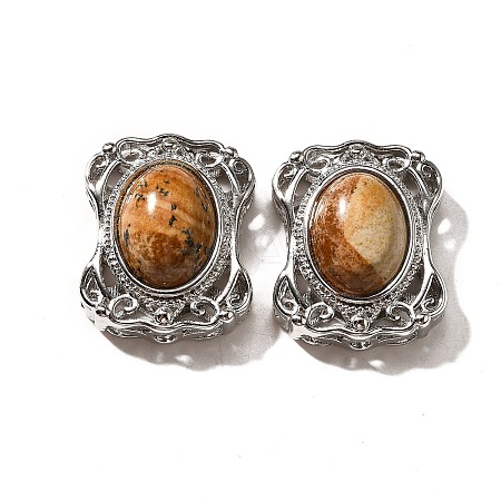 Natural Picture Jasper Multi-Strand Links KK-M304-05P-11-1