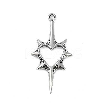 316 Surgical Stainless Steel Pendants LS-STAS-G349-37AS-1