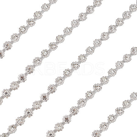 Sunflowers Shape Rhinestone Cup Chains CH-GA0001-03-1