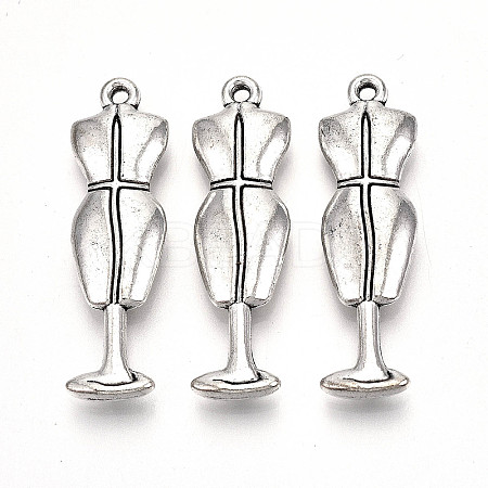 Tibetan Style Alloy Pendants LS-TIBE-S323-080AS-RS-1