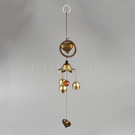 Alloy Wind Chimes AJEW-WH20006-259C-1