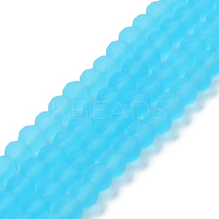 Transparent Glass Beads Strands X1-EGLA-A034-T4mm-MD08-1
